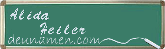 Alida Heiler Visitenkarte
